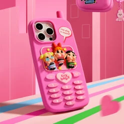 CRYBABY × Powerpuff Girls Series-Phone Case -Figurine Soldes Magasin 20240506 112500 998497 1200x1200