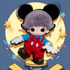 DIMOO WORLD × DISNEY Series-Mickey Vinyl Plush Bag -Figurine Soldes Magasin 20250318 162938 017736 2 1200x1200