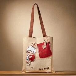 Hirono Mime Series-Canvas Messenger Bag -Figurine Soldes Magasin 3 u6yKHsagZd 1200x1200